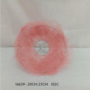 Art de <span class=keywords><strong>la</strong></span> flore porte-bouquet de fleurs en sisal collier de bouquet rond pour décoration d'arrangement de fleurs - Product Image 3