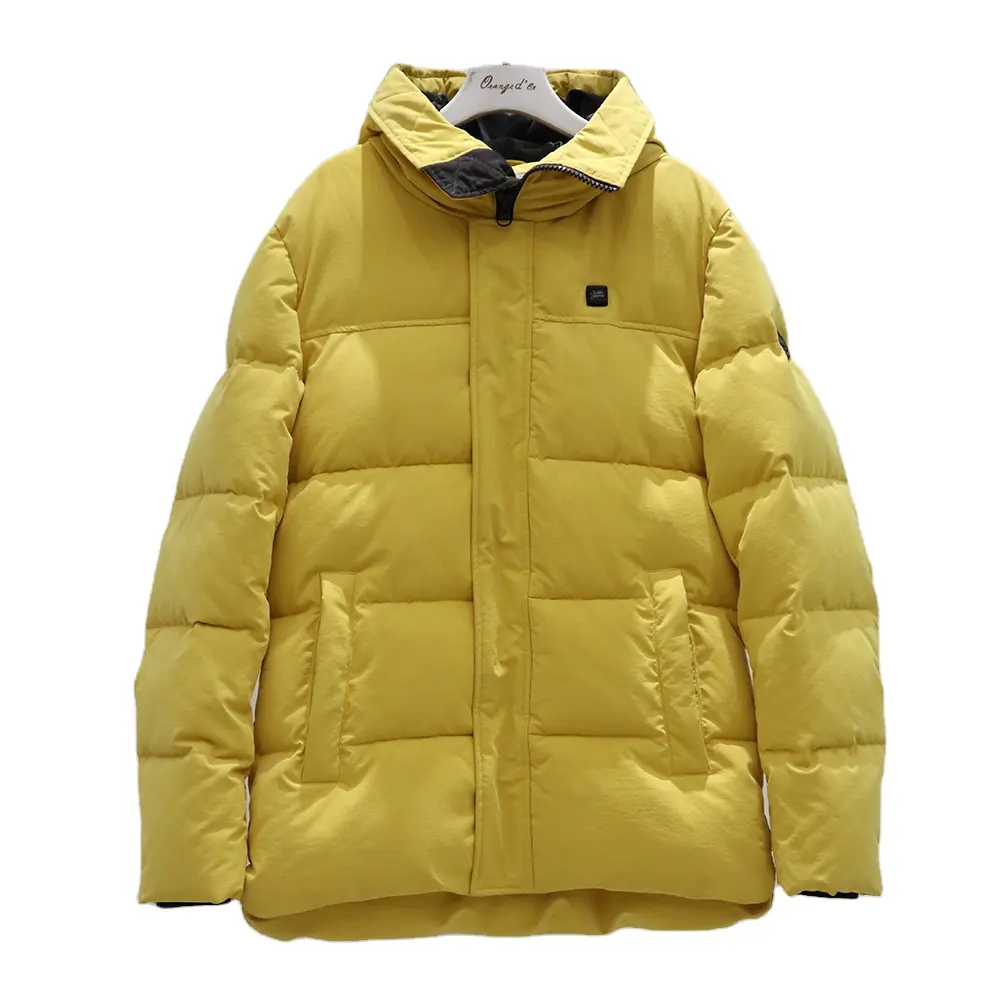 2022 Custom Plus Size Winter Men's Puffer Jackets Hooded Winter Coats For Men