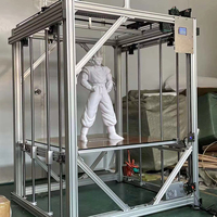 Impresora 3D FDM de Aluminio ActionLaser con Cama Calefactada, Extrusor Doble, Compatible con PLA/ABS/PETG, Volumen de Impresión 220x220x250mm, Velocidad de Impresión 250mm/s