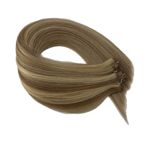 Extension geniali per capelli di trama 100% allineate cuticole capelli umani grezzi nuovo Design a doppia estremità da 8-36 pollici stile russo - Product Image 6