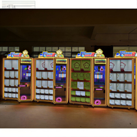 Máquina expendedora automática de premios con Clips, Mini caja ciega comercial, de regalo Clip, máquina de juego de Arcade Treasure Hunter, 1 año de japonés