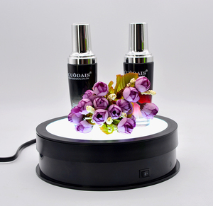 360 cabine de foto 20 cm 360 graus giratório, rotativo elétrico <span class=keywords><strong>led</strong></span> fotografia real exibição giratório tabela giratória adequado para jóias wat - Product Image 6