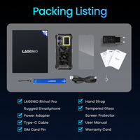 Venta al por Mayor LAGENIO Rhino1 Pro, Teléfono Resistente para Exteriores, 12000mAh, MIL-STD-810H, IP68 Impermeable, 130dB, Android 16, LTE, LCD, GSM, SOS