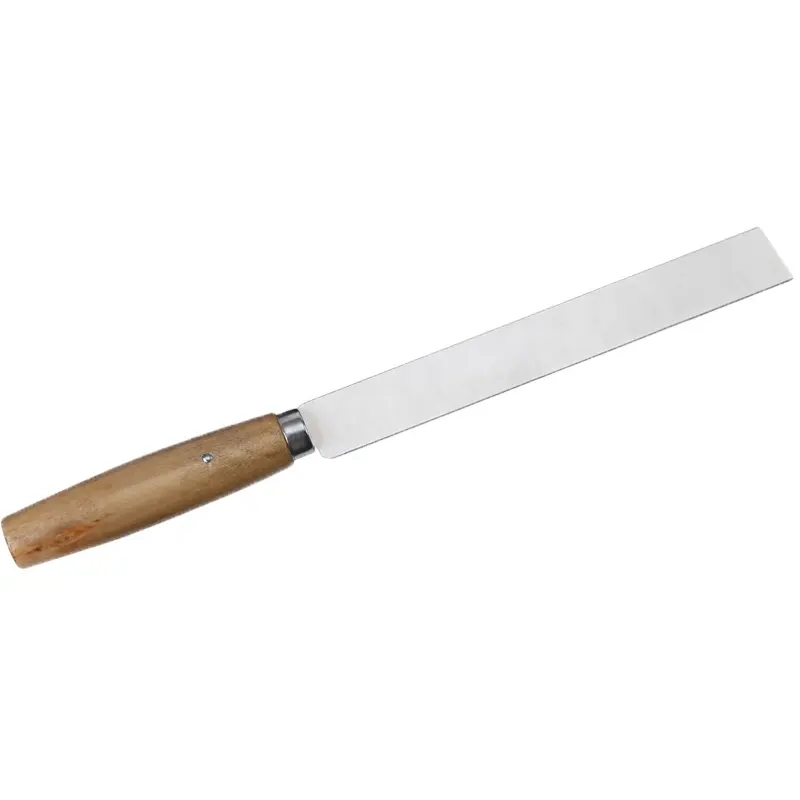 आउटडोर के लिए OEM ODM इन्सुलेशन खनिज ऊन चाकू स्टेनलेस स्टील ब्लेड लकड़ी के हैंडल काटने वाला रॉक ऊन चाकू