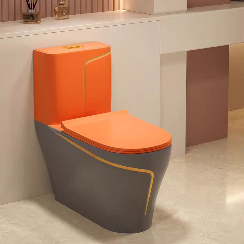 Gris et orange
