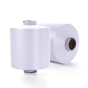 100% Sợi <span class=keywords><strong>Polyester</strong></span> 75/36 Dty Bán Xỉn Màu Trắng Nguyên Chất NIM - Product Image 1