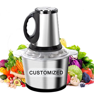 Picadora de Carne Eléctrica Doméstica de Acero Inoxidable, 2-3L, 3 Velocidades, Certificación CE, para Uso en la Cocina del Hogar - Product Image 1