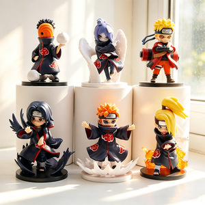 Figuras de Acción de Anime Japonés, Personajes de Dibujos Animados, Ninja Uchiha <span class=keywords><strong>Sasuke</strong></span>, Set de Figuras de Acción, Adornos para Escritorio, Accesorios, Regalos - Product Image 4