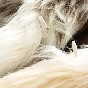 Animal Print invierno mujer solo pecho Vintage abrigo de piel <span class=keywords><strong>Artificial</strong></span> estilo callejero moda elegante Tops chaqueta Casual cálido - Product Image 5