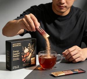 Complément alimentaire en gros pour hommes : Poudre d'énergie botanique, mélange d'herbes Tribulus Maca Ginseng, bâtonnets de vitalité quotidienne en poudre - Product Image 4
