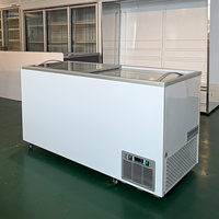 Congélateur horizontal commercial pour la présentation de crèmes glacées, 610L, fabrication chinoise, directement de l'usine OEM
