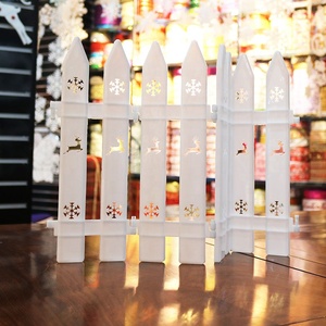 Vendita calda all'ingrosso albero di natale ornamento gonna PVC bianco alce fiocco di neve all'aperto albero di natale recinzione Peeper - Product Image 2