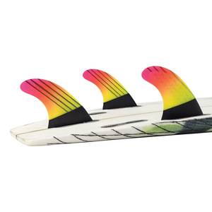 Aileron de planche de surf en fibre de carbone UPSURF, double languette en nid d'abeille dégradé, 2 FCS2 - Product Image 2