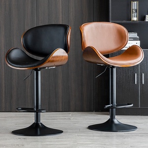 <strong>Bar</strong> <strong>Stool</strong> Nordic Counter Tall Back Cheap Home Furniture <strong>Fabric</strong> Metal Velvet High Kitchen Gold Luxury Modern Chairs <strong>Bar</strong> <strong>Stool</strong> - Product Image 3