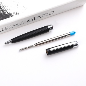 स्टॉक में उच्च-अंत नारंगी धातु व्यवसाय उपहार पेन हस्ताक्षर चिह्न सामग्री के साथ कस्टम उत्कीर्ण मैट बॉलपॉइंट पेन - Product Image 4