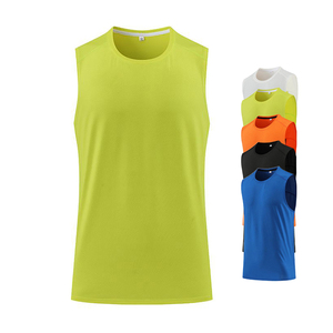 Custom Running Training Shirt Breathable Quick Dry Outdoor Sleeveless Tank <b>Top</b> Fitness <b>Reflective</b> Men's Vest - Product Image 6