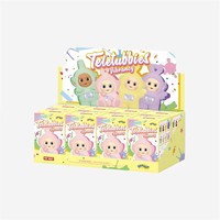Popmart boîte aveugle jouets en peluche originaux Action Anime Figure à collectionner coeur battant Teletubbies Vibrancy Series mignon belle poupée