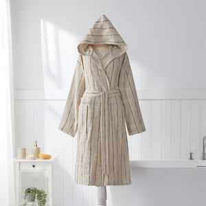 Bata Unisex 100% Algodón, Superventas, Secado Rápido, Ropa de Dormir de Verano, Tejido Transpirable, Ligero, para Todo el Año, Fabricación ODM en Turquía - Product Image 1