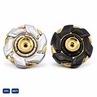 Spinner anti-stress en alliage de zinc plaqué or, modèle de sculpture artistique, jouet personnalisé en métal pour adultes, soulagement de l'anxiété au bureau