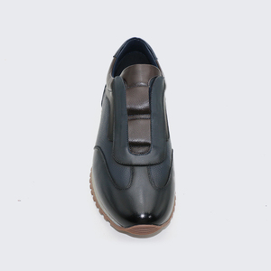 LANCI Marque privée <span class=keywords><strong>de</strong></span> fabricants <span class=keywords><strong>de</strong></span> <span class=keywords><strong>chaussures</strong></span> en cuir Baskets Silp on Logo personnalisé <span class=keywords><strong>Chaussures</strong></span> <span class=keywords><strong>de</strong></span> luxe en cuir véritable <span class=keywords><strong>pour</strong></span> hommes - Product Image 3
