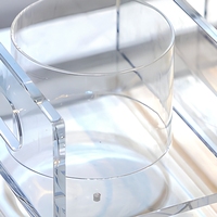 Vitrina de Acrílico de Grado Óptico, Caja Transparente para Libros con Cajón Extraíble, Diseño Profesional ODM para Librerías y Bibliotecas