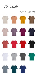 Camisetas de Buena Calidad 190 GSM Económicas Personalizadas al por Mayor Camisetas Unisex para Hombre Sudadera con Logotipo Personalizado Bordado Camiseta Casual - Product Image 3