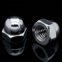 Écrou dôme hexagonal haute résistance à la corrosion DIN1587 SS304 SS316, écrous dôme robustes pour machines marines