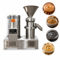 Machine de broyage automatique d'arachides et de fèves de cacao à économie d'énergie, moulin colloïdal pour ligne de production de pâte à grande échelle