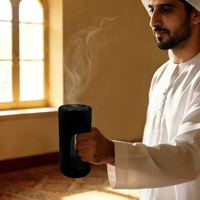 Brûleur d'encens portatif qui chauffe le parfum pour diffuser la fragrance, diffuseur d'huiles non essentielles, machine YS