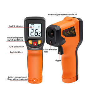 T400 t400a T600 t600a kỹ thuật số Nhiệt kế hồng ngoại Laser Nhiệt kế không tiếp xúc Laser Nhiệt kế công nghiệp công cụ - Product Image 3