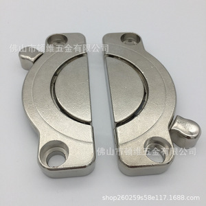 Dunwei Hardware Desktop Connector Zinc Alloy Forging Durable Modern Simple Style <b>Office</b> <b>Table</b> Top Splicing Hardware - Product Image 1