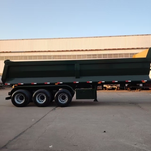 Semi-remorque benne basculante robuste pour tracteur, 3 essieux, 45 m³, 80-90 tonnes, pour le transport <span class=keywords><strong>de</strong></span> sable et <span class=keywords><strong>de</strong></span> <span class=keywords><strong>gravier</strong></span>, <span class=keywords><strong>à</strong></span> vendre - Product Image 5