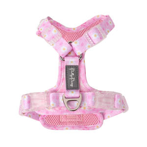 Rompi anjing hewan peliharaan kecil, ukuran sedang dengan kerah tali traksi nilon tahan ledakan dada berjalan tali <span class=keywords><strong>Harness</strong></span> anjing - Product Image 6