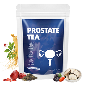 OEM ODM Prêt à expédier Sachets de thé bien-être pour hommes Mélange naturel de palmier nain et de marron chouteau Favorise le confort urinaire et la vitalité 30 sachets - Product Image 1