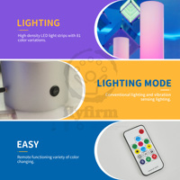 Columna de luz sensorial LED Flyfirm con modo activado por sonido-Lámpara que cambia de color de 180cm para salas sensoriales y terapia de Autismo