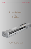 Module de moteur linéaire de haute précision RY-140D avec base en profilé aluminium |   Actionneur linéaire à entraînement direct pour CNC et automatisation