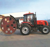 Trancheuse à disques, trancheuse à chaînes, pour irrigation agricole, tranchéeuse de fossés, entraînée par tracteur