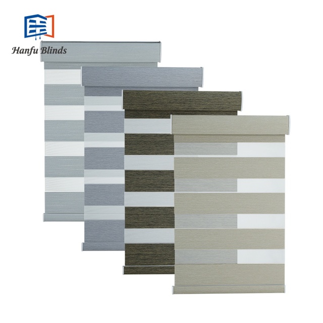 MANUAL Zebra Roller Shade Electric Remote Living Room Blinds for Window Roller Zebra Blind