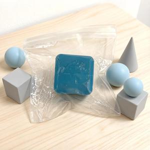 Giocattolo Antistress Trasparente <span class=keywords><strong>a</strong></span> Forma di Cubetto di Ghiaccio Blu, Morbido e Fresco, in TPR, Decorazione da Scrivania, per Tutte <span class=keywords><strong>le</strong></span> Età - Product Image 3