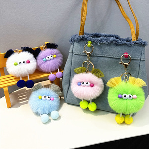 Llaveros de peluche personalizados de dibujos animados bonitos de <span class=keywords><strong>Netflix</strong></span>, juguetes feos creativos pequeños, muñeco de peluche Cinderblock, mochila escolar, colgante, muñeco de estudiante, <span class=keywords><strong>regalo</strong></span> - Product Image 3