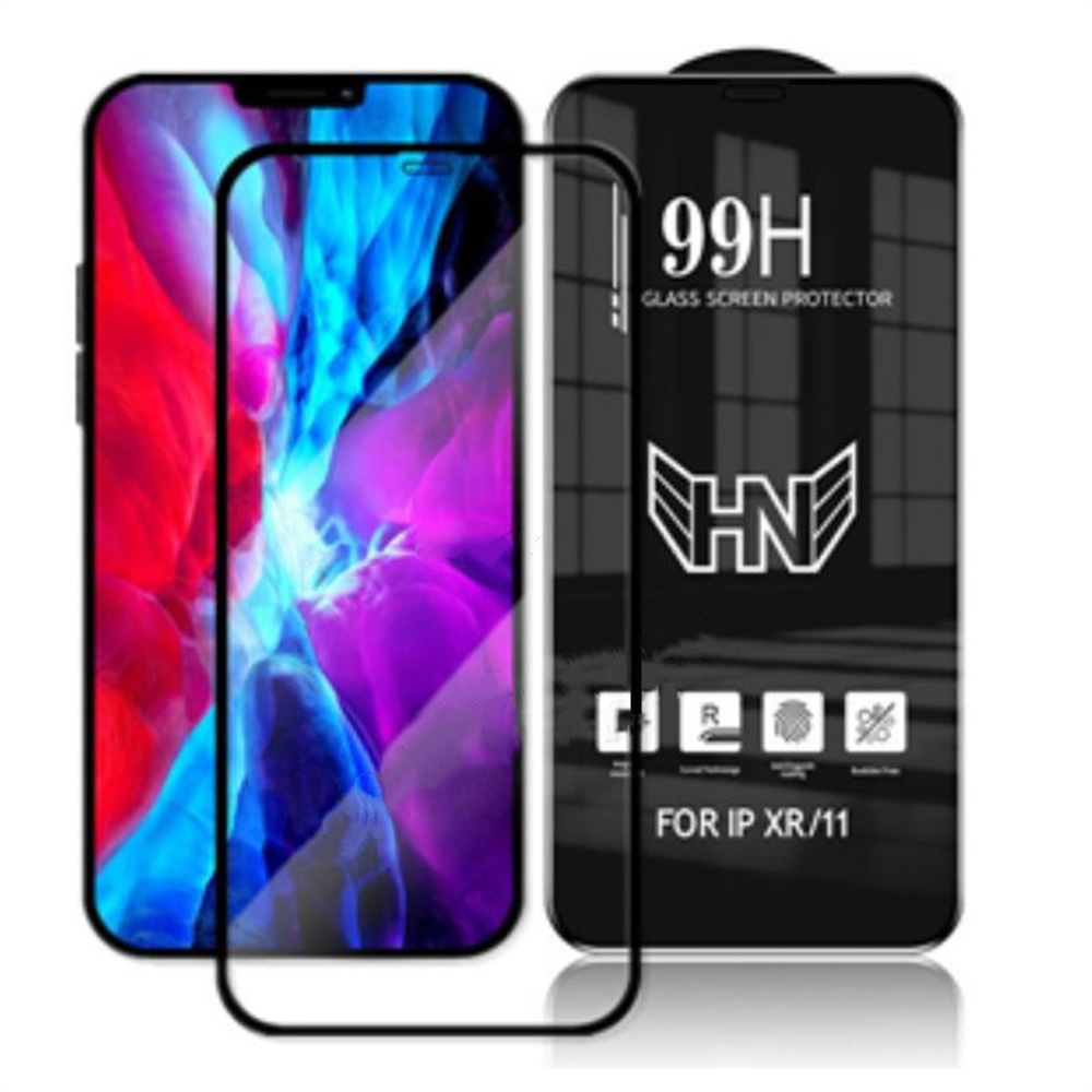 Закаленное стекло Премиум-Качества 99H для защиты экрана телефона iPhone 14 13 12 pro max 11 xr xs 8 7 6 Plus полное покрытие пленка