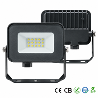 Projecteur LED 10W pour extérieur, étanche IP65, 1000LM, 6500K, mini projecteur pour jardin, patio, cour, CE