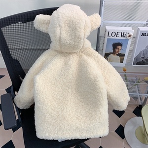 Nuovi Cappotti <span class=keywords><strong>Invernali</strong></span> per Bambine, Stile Baby con Stampa Sherpa, <span class=keywords><strong>Giacche</strong></span> per Bambini Autunno-Inverno - Product Image 4