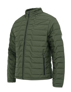 <b>Men's</b> Warm Varsity Jacket Casual Collar Zipper Cotton <b>Padded</b> <b>Shirt</b> Jacket Plain Dyed Windproof Breathable - Product Image 1