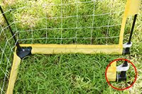 But de Foot en Fibre de Verre Réglable Ultra Robuste Grande Taille 6*4FT pour Enfants
