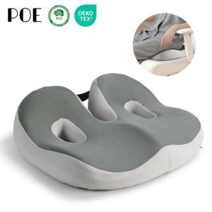 <span class=keywords><strong>Coussin</strong></span> de siège de voiture en mousse à mémoire de forme orthopédique pour chaises de bureau - Ergonomique, lavable, personnalisable avec technique de couture - Product Image 1