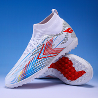 Chaussures de football AG/FG hautement personnalisables, fabrication OEM/ODM, unisexe, pour printemps, été, automne, intérieur/extérieur, semelle en caoutchouc durable