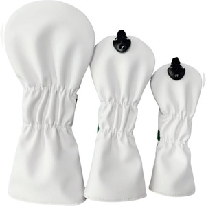 Couverture de conducteur de <span class=keywords><strong>golf</strong></span> en cuir PU imperméable de qualité supérieure <span class=keywords><strong>3</strong></span> couvre-chefs en <span class=keywords><strong>bois</strong></span> de parcours et hybrides pour hommes - Product Image 2