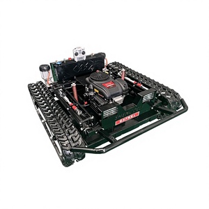 SDL608 80B Professional Gasoline 4 Stroke <b>Remote</b> <b>Control</b> Crawler Lawn Mower 80cm Cutting Width for Orchard Farm Hillside Slope - Product Image 2
