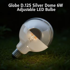 Lampadina LED regolabile Globe D.125 Silver Dome 6W - Product Image 3